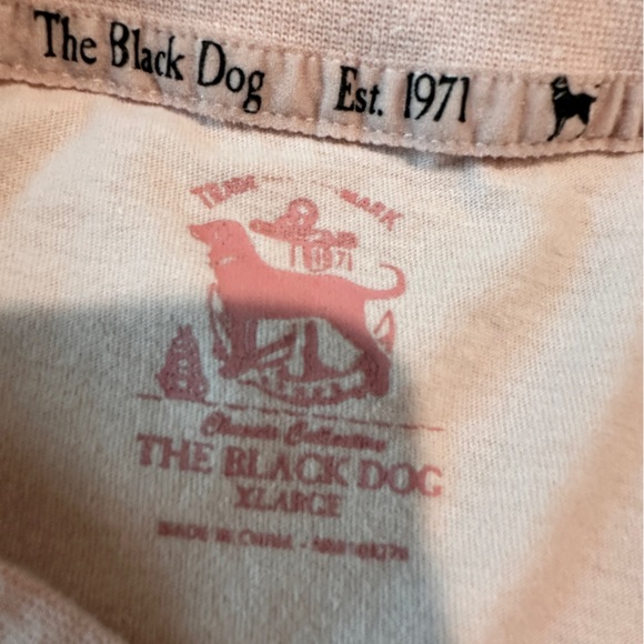 The Black Dog Women’s Classic Short Sleeve T-Shirt Size XL Pink Shell - Picture 5 of 10